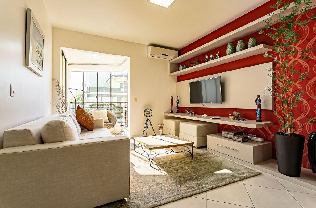 Jurere Apartment | WI-FI 200MB | Churrasqueira na Sacada #JA10