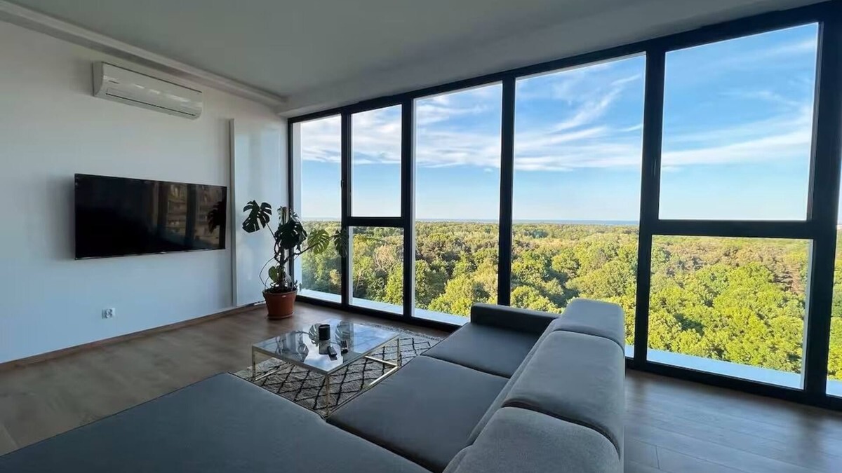 Przymorze Apartment | Widok - Klima/Netflix/WiFi - Sauna - Parking Morze
