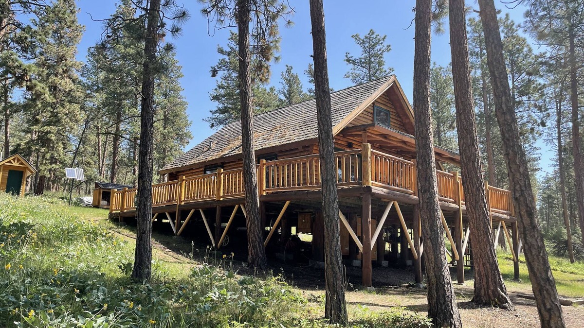 Big Arm Cabin | WILD HORSE ISLAND!