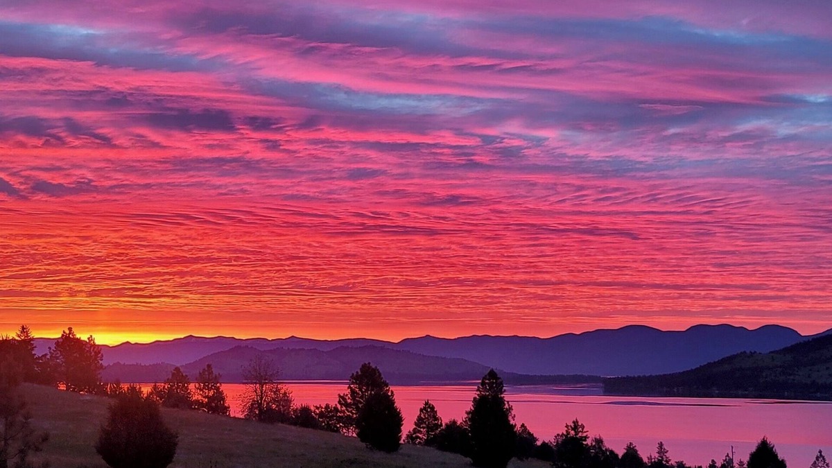 Big Arm House | Wild Horse Sunrise at Flathead Lake