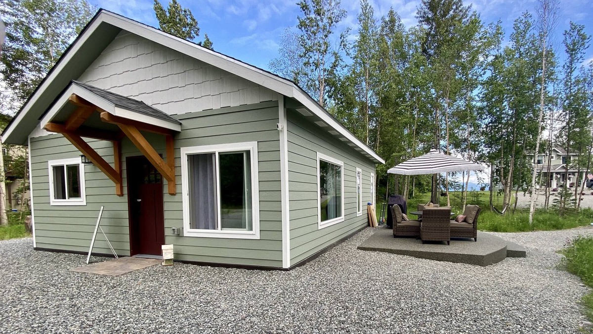 Wasilla House | Wild Rose Cottage on Private homestead. Mountain View from property!
