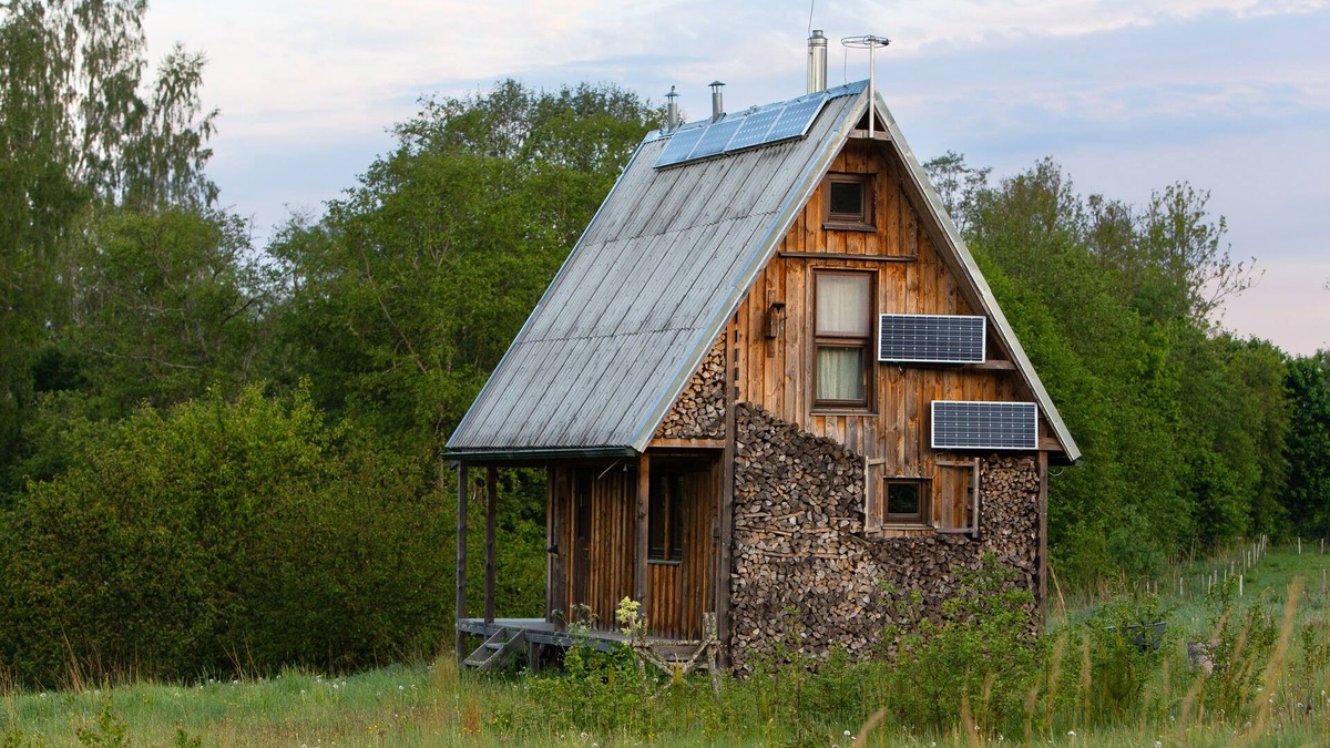 Kurzeme Cabin | Wild Solar Riverside Cabin + Sauna Near Pāvilosta