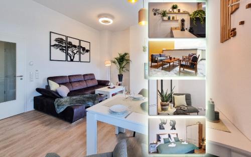 Limburg an der Lahn Apartment | WiLUKA Penthouse mit großer Dachterasse nachhaltig eingerichtet Netflix