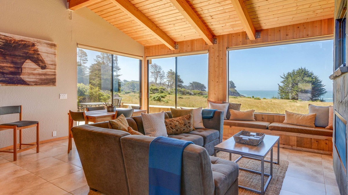 Sea Ranch House | Windsong.Oceanfront Views from ALL rooms, Single Story, & Private Hot Tub