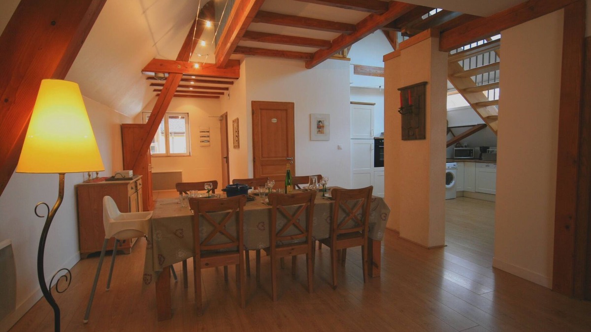 Turckheim Apartment | Winegrower's cottage Duplex apartment downtown Turckheim (Air-conditioned)