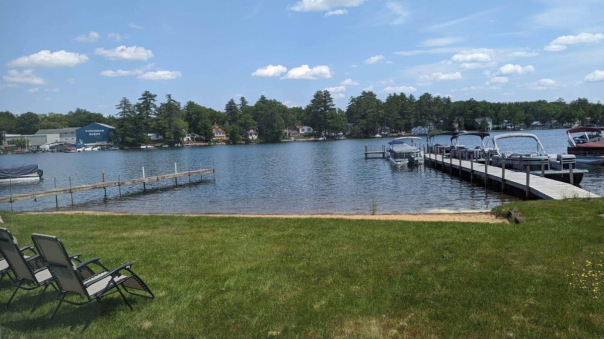 Winnisquam House | Winnisquam Lakeside Retreat w/Sandy Beach & Boat Docks