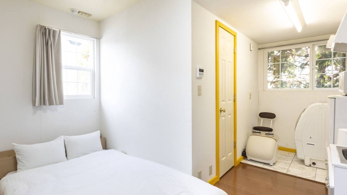 Fujikawaguchiko Apartment | With foot massager Twin room double bed x 2 u/Minamitsuru-gun Yamanashi