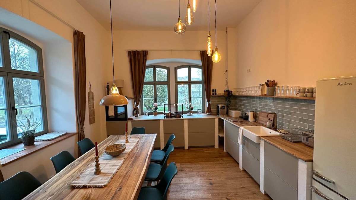 Pirna Apartment | Wohnung Hortensie mit Sauna, Minipool und Garten