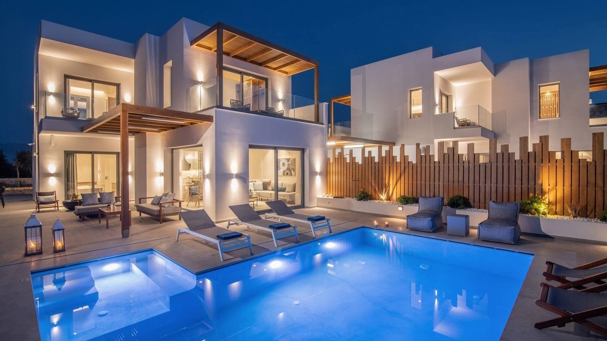 Ammoudara Villa | Wonderful Crete Villa | Villa Isla Azul | 4 Bedrooms | Private Heated Pool |.