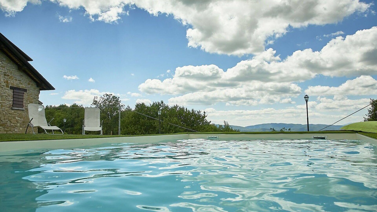 Monte Santa Maria Tiberina Villa | Wonderful private villa with A/C, WIFI, sauna, private pool, TV, patio and panoramic view