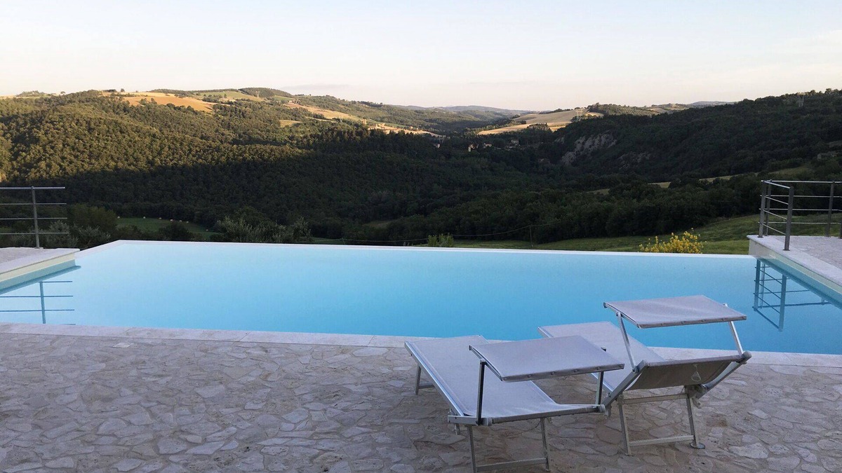 San Venanzo Villa | Wonderful private villa for 8 people with WIFI, private pool, TV and panoramic view
