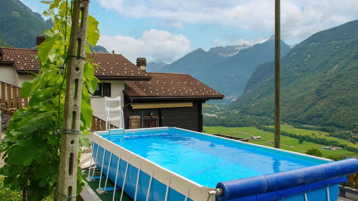 Malvaglia-dagro House | Wonderful private villa for 6 people with WIFI, private pool, TV, patio, pets allowed and parking