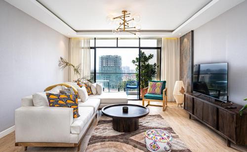 Nairobi Apartment | Wonderiss Homes, Volaire Luxury 2-Bedroom, Rooftop Swimming Pool, Gym, Workspace - Westlands Living