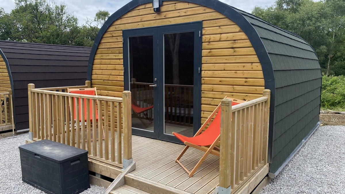 Abercwmboi Cottage | Wonky Pod 8 (Pet Free) - a glamping pod that sleeps 2 guests in 1 bedroom