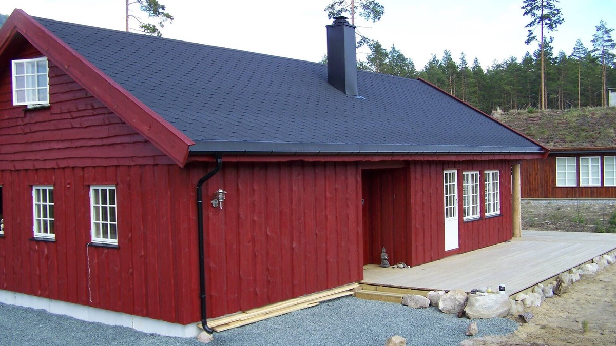 Kviteseid House | Wooden holiday home with sauna near ski center, swimming lake and golf course (WLAN)