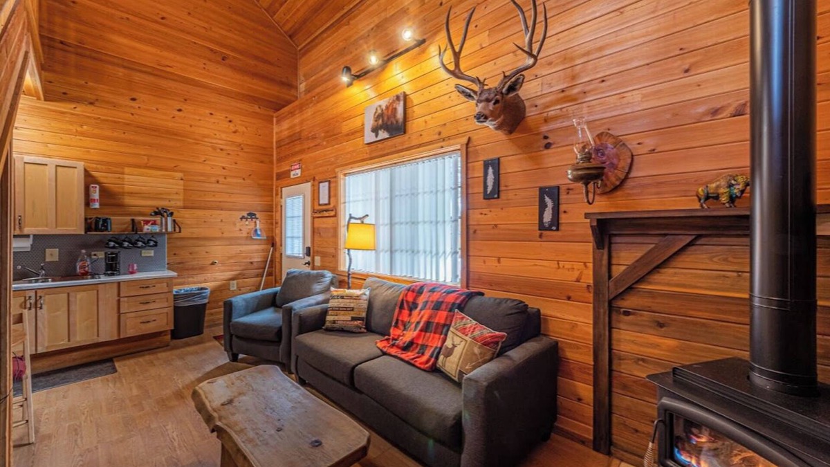 Christopher Creek Cabin | Wooden Nickel Cabins #1 in Christopher Creek - Game Room - Borders Nat'l Forest