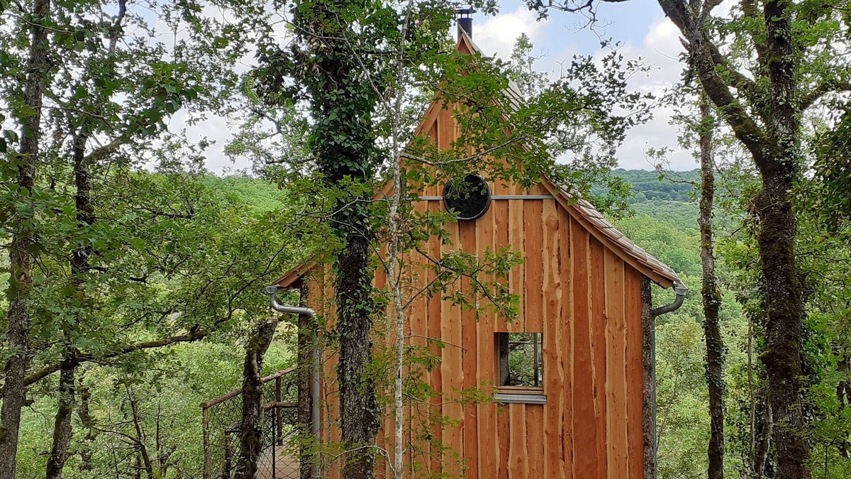 Salvagnac-Cajarc House | Wooden tree house