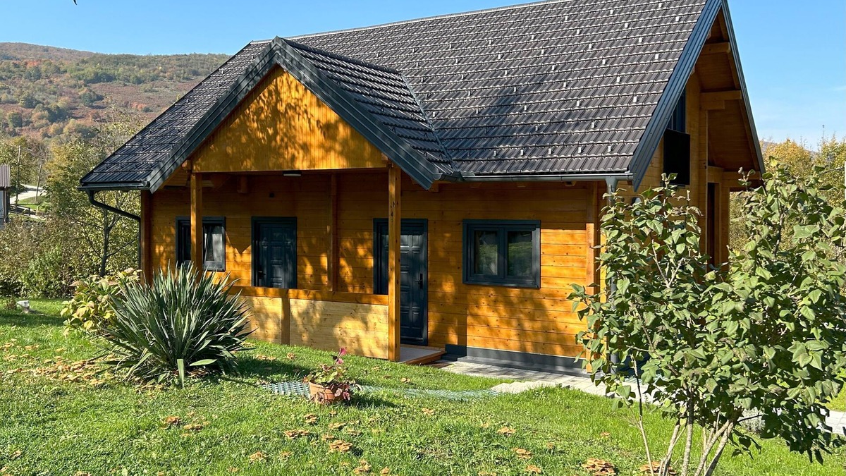 Seliste Dreznicko Apartment | Wooden Villa OLD OAK app2 in fabulous Plitvice Lakes