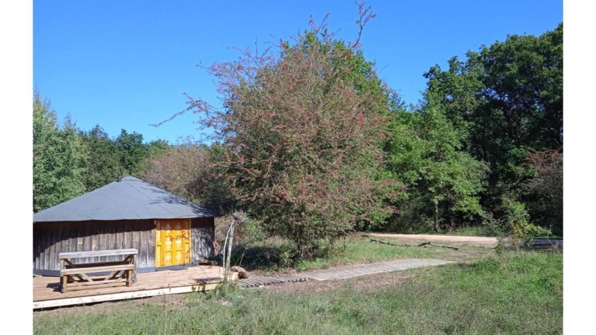 Gennes-Val-de-Loire Cabin | Wooden yurt La Citrolle in Le Thoureil, Maine & Loire