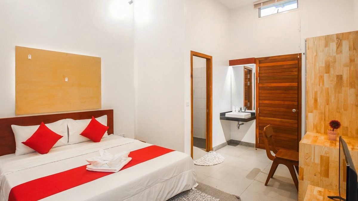 Siem Reap Apartment | Work-Friendly Studio Apartment + stable Wi-Fi in peaceful residential area