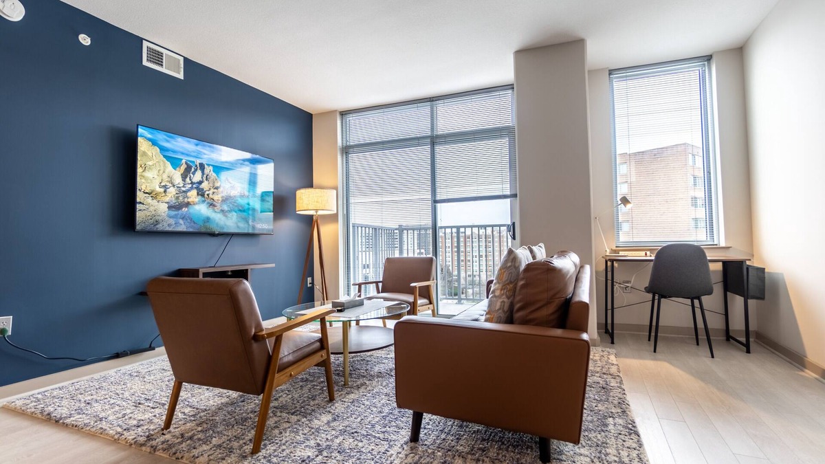 Aurora Highlands Apartment | Wow! 5 min to DC/Metro/Mall Stunning 2B King Bed Pool Gym