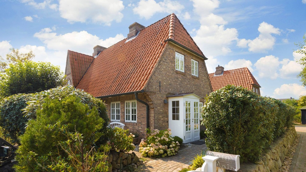 Großmorsum House | Wunderschönes Hausteil Unweit des Sylter Wattenmeers