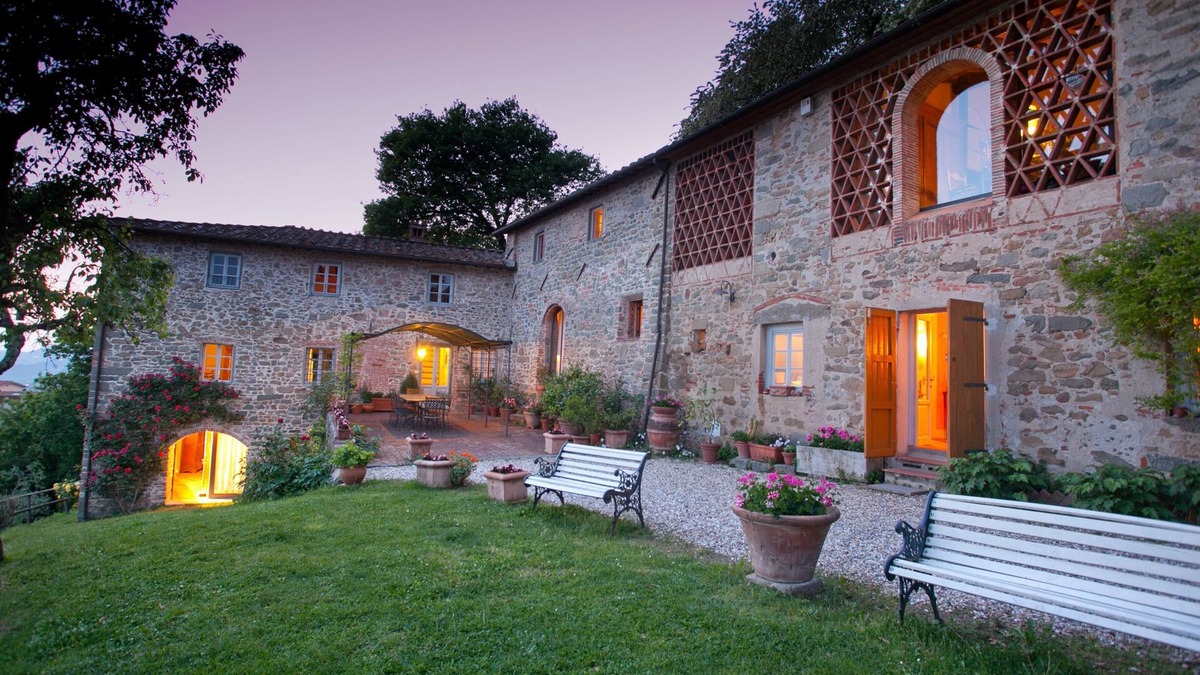 Valgiano Villa | XII century farmhouse on the hills above Lucca with chef. Only local food.