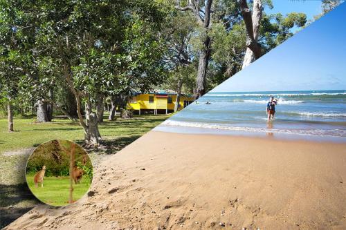 Agnes Water House | Yellow Cottage - bush and beach
