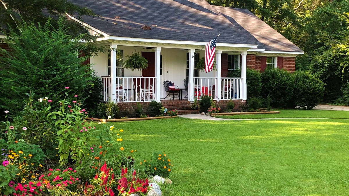 Augusta House | You can hear the roar of the Masters from the front porch!