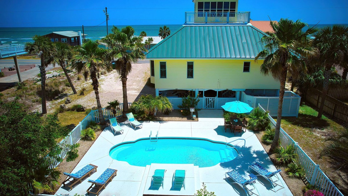 St. George Island House | You will LOVE Sea Breeze! BOOK NOW! Great views and pool! 4 bedroom, sleeps 10