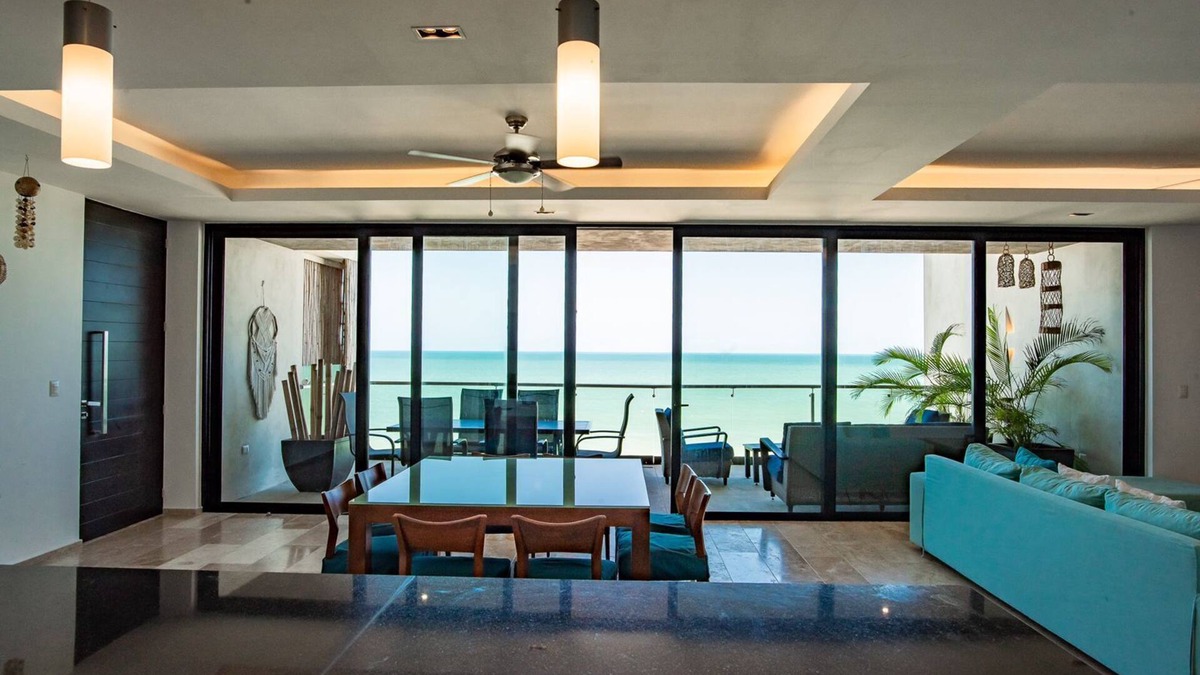 Chicxulub Puerto Apartment | Your home on the beach: beauty, comfort and tranquility!