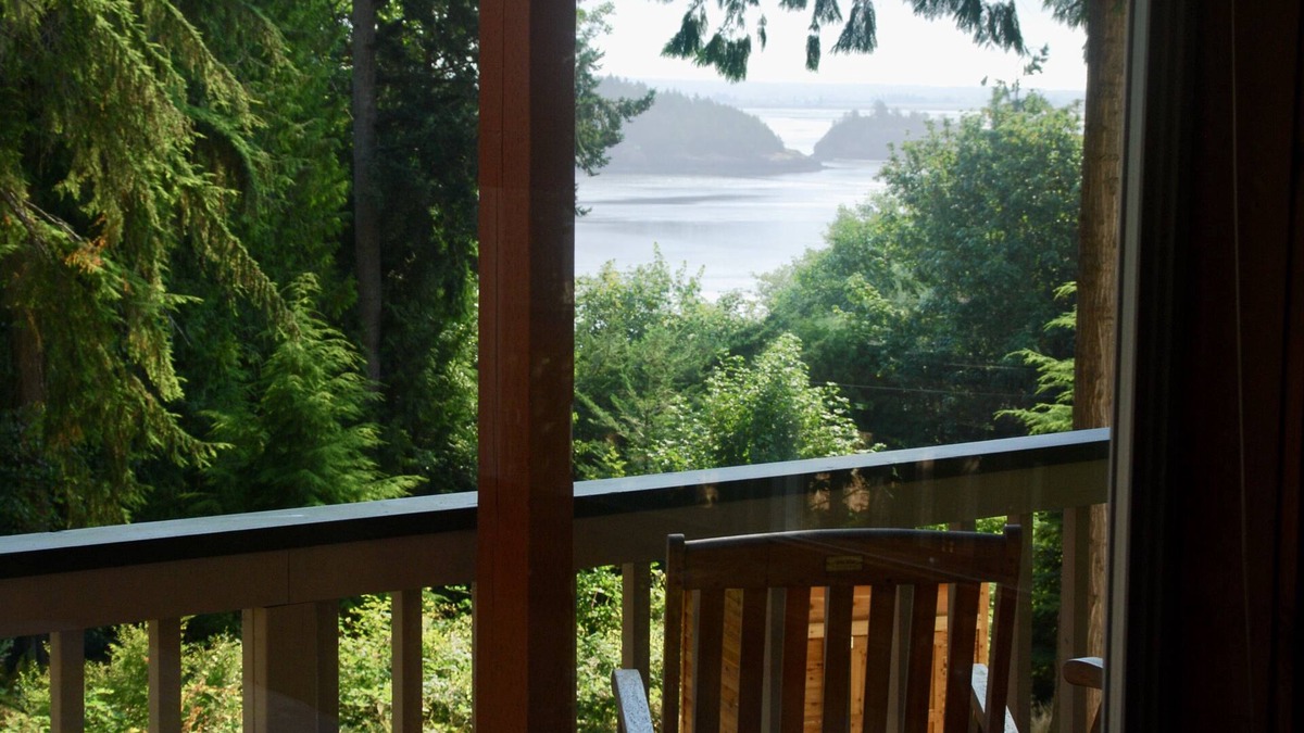 Anacortes Cabin | Your Island View Perch to Watch Boats and Birds from 2 Decks - On Guemes Island