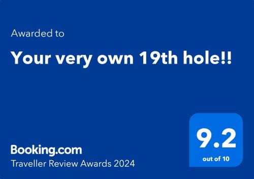 Tipperary House | Your very own 19th hole!