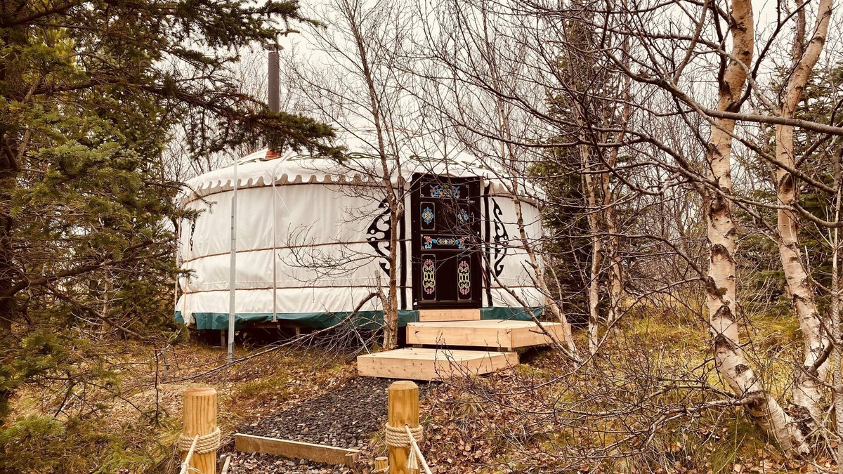 Selfoss RV Rental | Yurt Freya is a traditional Mongolian yurt with a little extra.