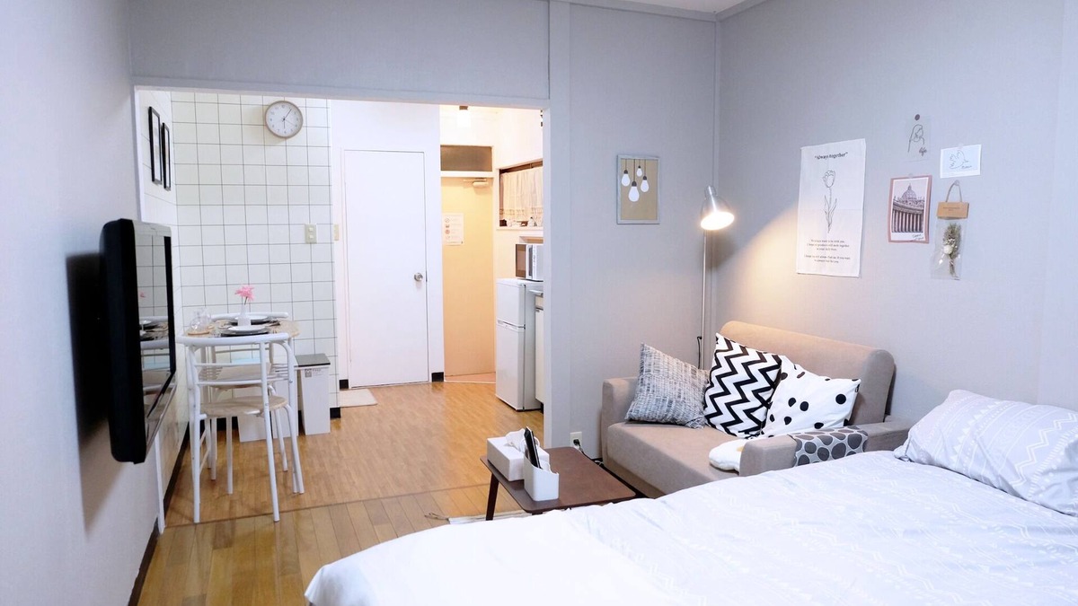 Musashino Apartment | Yume no Ya 106 2 single beds | 4minute walk fr - 1233 Mitsumi Corp I 106 Kichijojiminamicho Musashinoshi Tokyo/Musashino, Tokyo