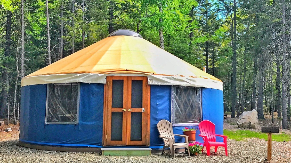 Southwest Harbor Cottage | Yurt Glamping on the Quiet-side of Acadia National Park!