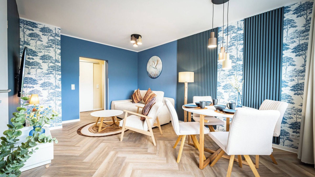 Barby Apartment | Zauberhafte Ferienwohnung in Barby Balkon mit Elbblick am Elbe-saaleradweg