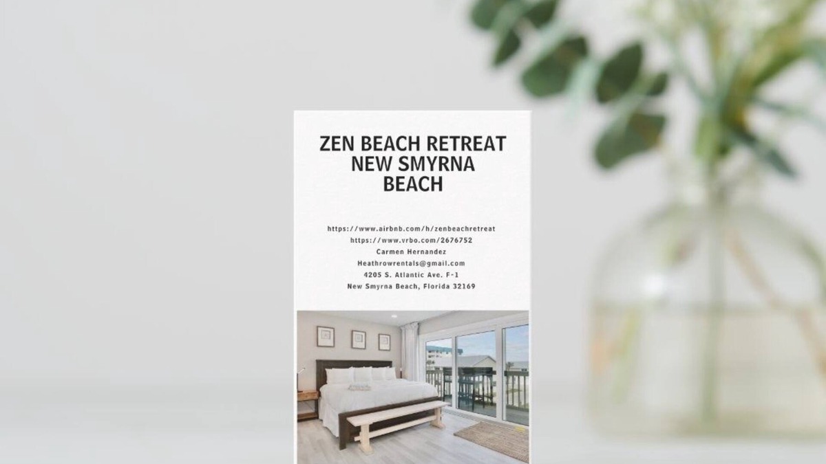 New Smyrna Beach House | ZEN BEACH RETREAT OCEAN VIEW TOWNHOUSE