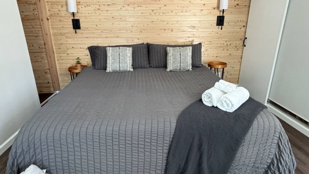 Burleson Apartment | Zen Den - jetted tub, massage chair, home theater, EV charger, King bed, parking