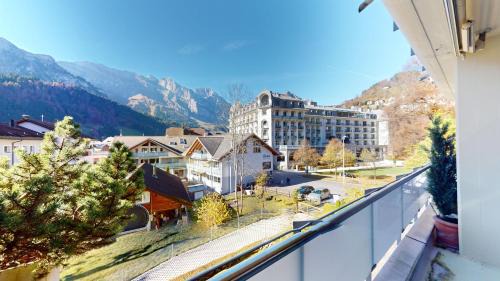 Engelberg Apartment | Zentrales Studio mit mega Bergblick, Titlis, Luzern, Lake, Kurpark