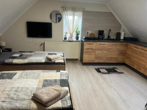 Munchenbernsdorf Apartment | Zweibettzimmer - Doppelzimmer Deluxe