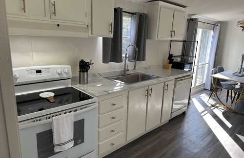 El Dorado House | 1.5 miles to Mystic Creek Golf course with outdoor patio overlooking two ponds