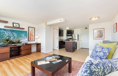 Waikiki Condo | 1-Bed Condo w/Mountain & Ala Wai Views, Full Kitchen & Walk to Waikiki Beach