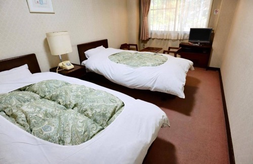 Iida Hotel | 1 night with breakfast Twin room with bathroom/Kitaazumi-gun Nagano