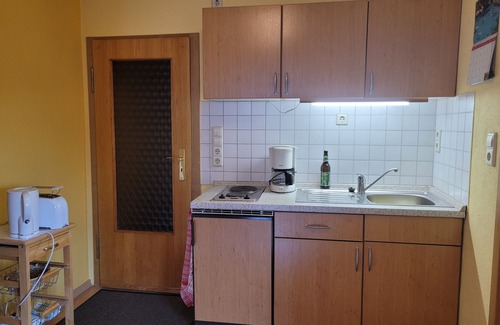 Marienberg Apartment | 1-room apartment with balcony on the 1st floor, combined living room and bedroom