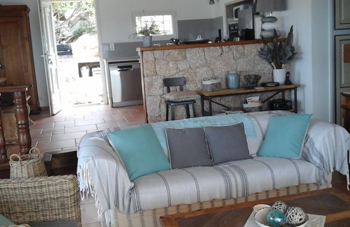 Tizzano House | 100m from the beach, charming house with sea view and pool