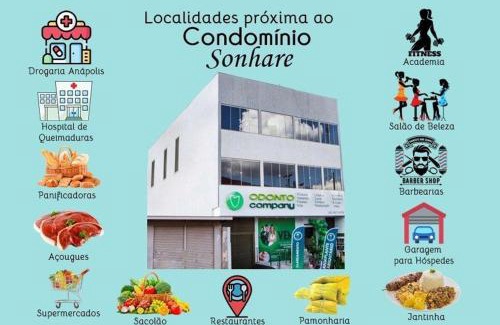 Anapolis Apartment | 102-FLAT-Espaço, conforto. É disso que você precisa!