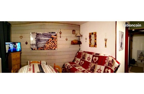 Risoul Apartment | 150M from the slopes apartment 6pers 1 bedroom + 1 cabin