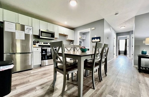 Monroe House | 160 Overbrook · 3 bedroom home w/privately fenced yard + hot tub.