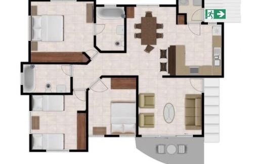 Guaricano Apartment | 1DR Charming 3-Bedroom Retreat Santo Domingo